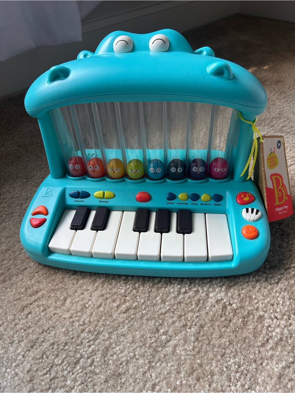 B.Toys Hippo Play Musical Piano